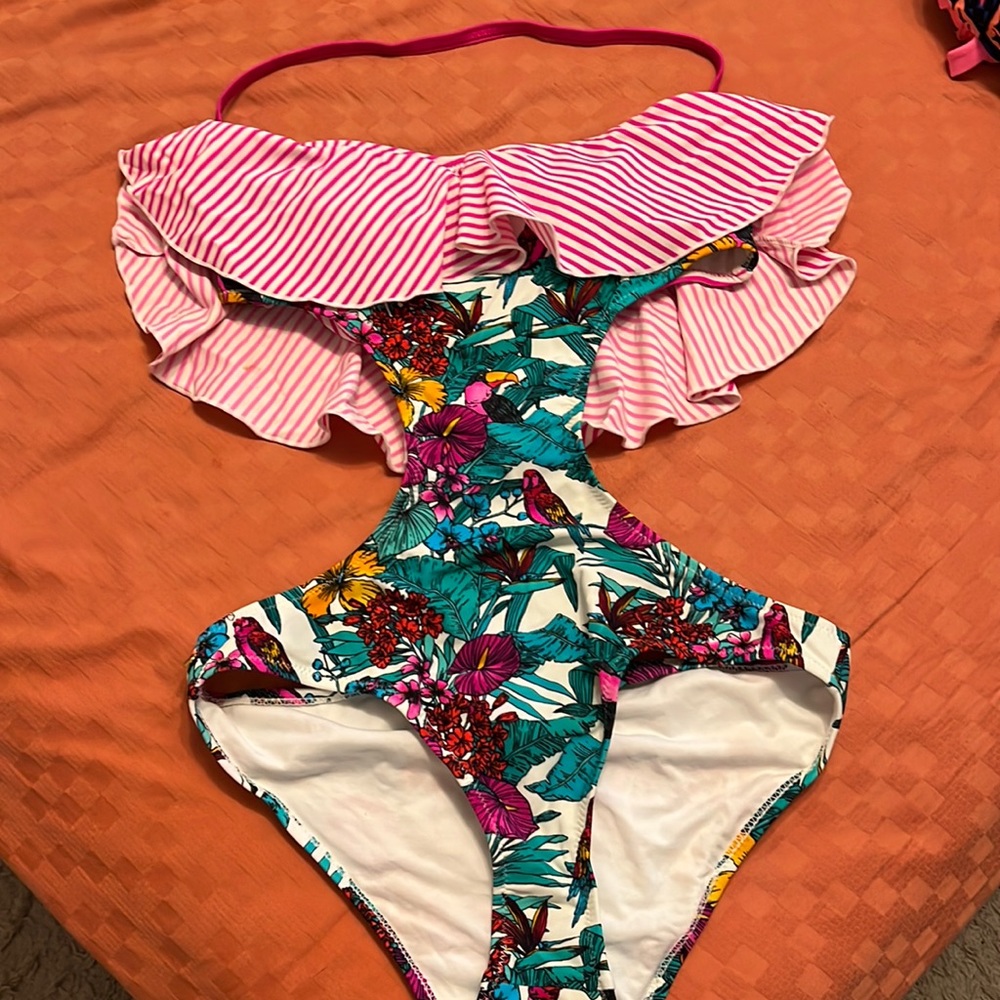 Floral One Piece Bathing Suit